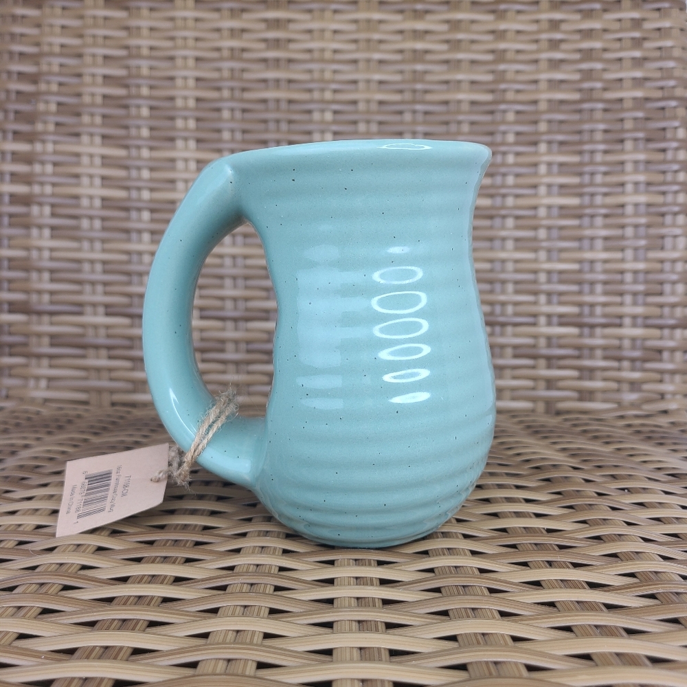 Mug Ceramic Coffee Tea Cup Light Blue New - Picture 1 of 7